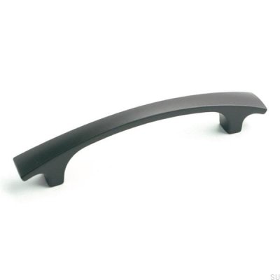 Elongated furniture handle 1301 96 Metal black