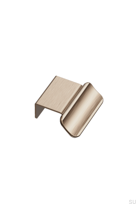 Volet 20 Aluminum Brushed Gold Edge Furniture Handle