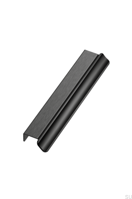 Volet 160 Aluminum Edge Furniture Handle Matte Black Brushed
