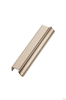 Volet 160 Aluminum Brushed Gold Edge Furniture Handle