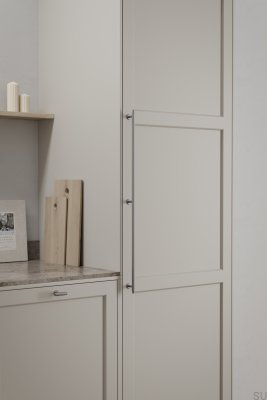 Villa Long 640 Aluminum Silver Elongated Furniture Handle