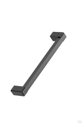 Long furniture handle Segment 160 Wooden Oak Matte Black