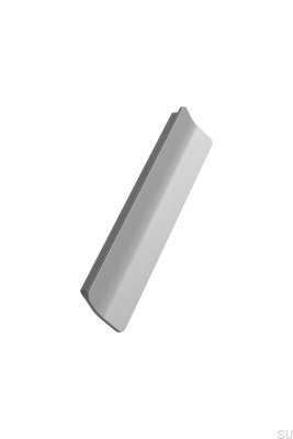 Leaf 160 Metal Silver Elongated Furniture Handle