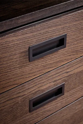 Inn 192 Recessed Furniture Handle Metal Matte Black