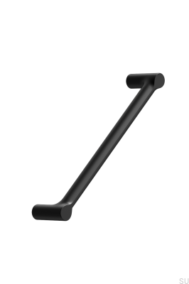 Filo 160 elongated furniture handle, metal, matt black