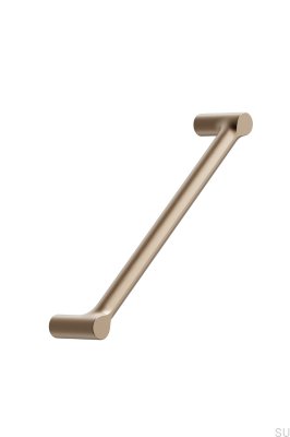 Filo 160 Metal Brushed Gold Elongated Furniture Handle
