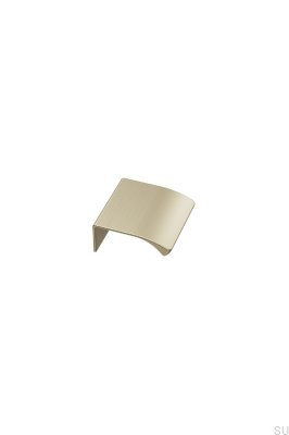 Edge Straight 40 Aluminium Brushed Gold Furniture Handle
