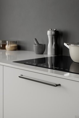 Cobra 320 Metal Gunmetal Elongated Furniture Handle