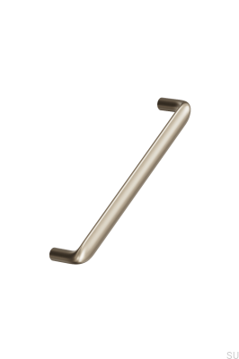 Cobra 160 elongated furniture handle, brushed gold metal