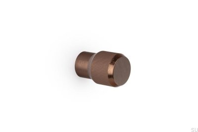 Brooklyn 20 Furniture Knob Aluminum Brown Brushed