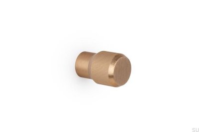 Brooklyn 20 Aluminum Furniture Knob Brushed Gold Cava