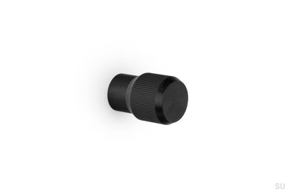 Brooklyn 20 Furniture Knob Aluminum Black Brushed