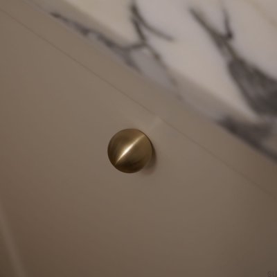 Ball furniture knob 11 30 Brushed Brass