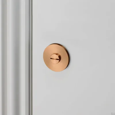 Cross Knob Lock 38mm Warm Sunset European Standard