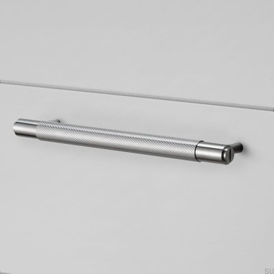 Cross 325 Steel Silver Elongated Furniture Handle