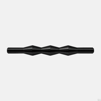 Vilde 160 elongated furniture handle, brushed black aluminum