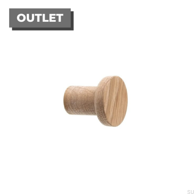  Basic 40 Wooden Oak Wall Hanger - Bleaching Oil