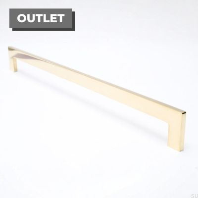 Clean Cut furniture handle 432 Gold Brass Polished Unpainted