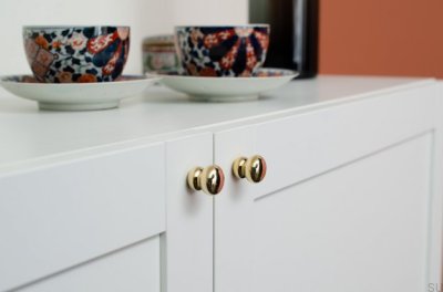 Bubble 20 Polished Brass Furniture Knob