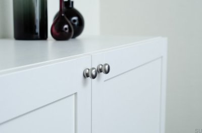 Bubble 20 Furniture Knob, Brushed Stainless Steel