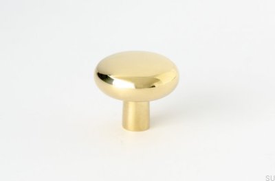 Caramel 24 Polished Brass Furniture Knob