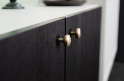 Caramel 24 Brushed Brass Furniture Knob