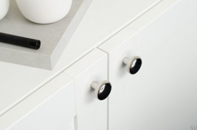 Caramel 24 Polished Stainless Steel Furniture Knob