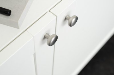 Caramel 24 Brushed Stainless Steel Furniture Knob