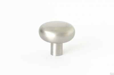 Caramel 24 Brushed Stainless Steel Furniture Knob