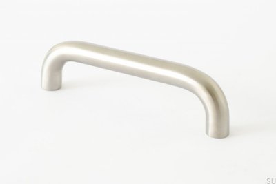 Grip 143 long furniture handle, brushed stainless steel