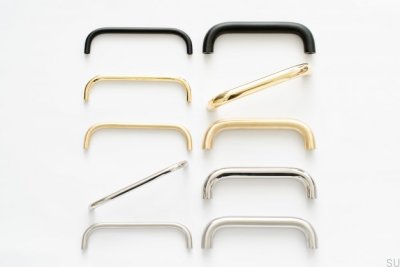 Grip 143 long furniture handle, brushed stainless steel