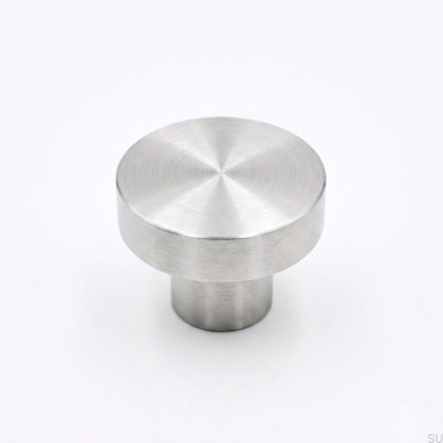 Marbelo 01 furniture knob, brushed steel