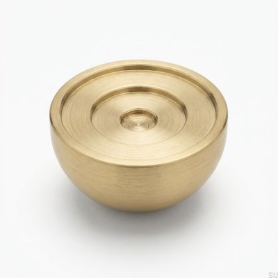 Furniture knob Marbelo 02 Brushed Brass Unpainted