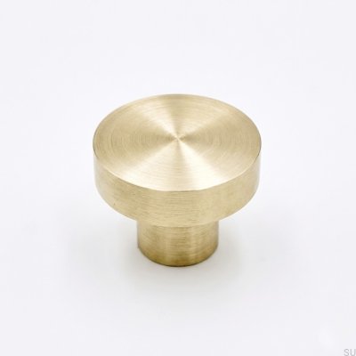 Furniture knob Marbelo 01 Brushed Brass Unpainted