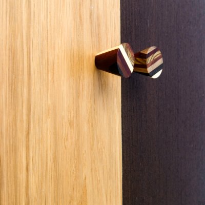 Stratum 30 Wooden Furniture Knob, Hard Oil, Colorless, Semi-Matte