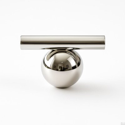 T-Bar Marbelo 04 Furniture Knob Brass Silver Chrome