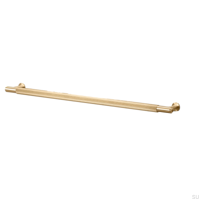 Linear 325 Brass elongated furniture handle