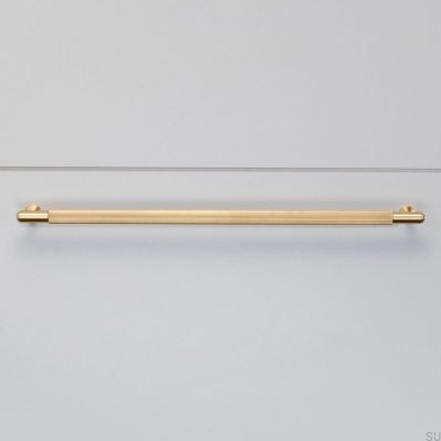 Linear 325 Brass elongated furniture handle