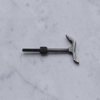 Cross 45 Brass Burnt Bronze Wall Hanger