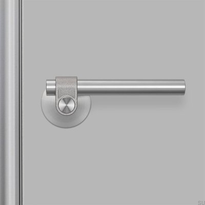 Cast 38 Steel Silver Door Handle
