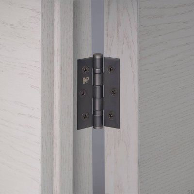 Hinge Door Hinges 76 x 51 x 2 mm Brass Burnt Bronze (Set of 2)