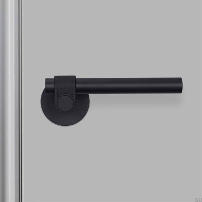 Cast 38 Steel Welder's Black Door Handle