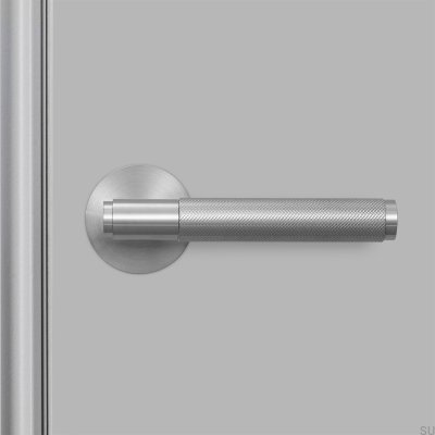 Cross 38 Steel Silver Door Handle