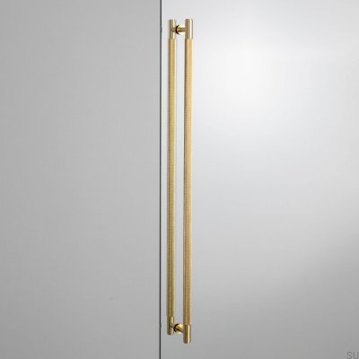 Closet Cross 724 Brass Double-Sided Elongated Furniture Handle