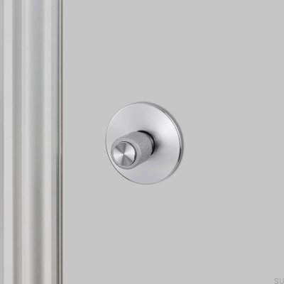 Cast Steel Silver Knob Lock