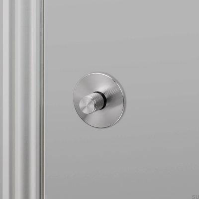 Linear Steel Silver Knob Lock