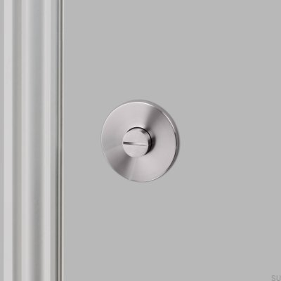 Linear Steel Silver Knob Lock