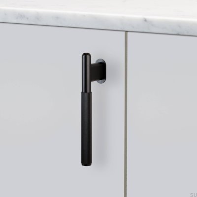 L-Bar Linear 125 Steel Black Furniture Handle