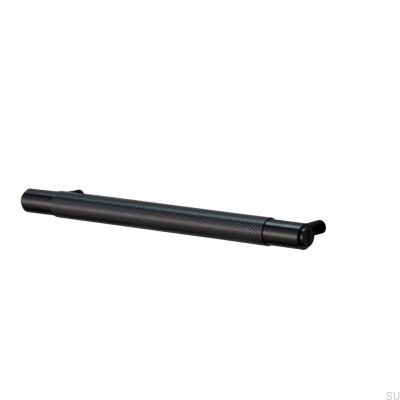 Cross 125 Steel Black Elongated Furniture Handle