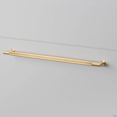 Linear 325 Brass elongated furniture handle
